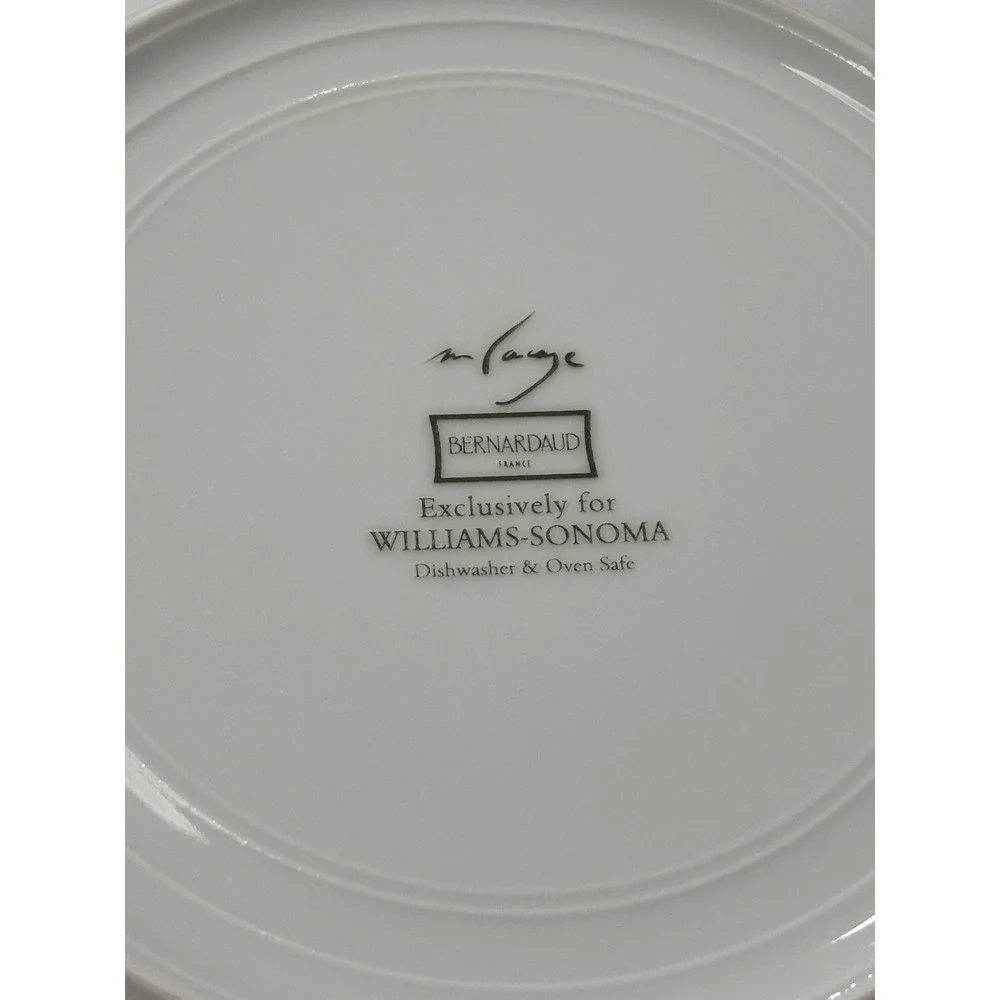 Williams Sonoma Bernardaud Jardin des Fleurs Dinner Plate Set Of 4